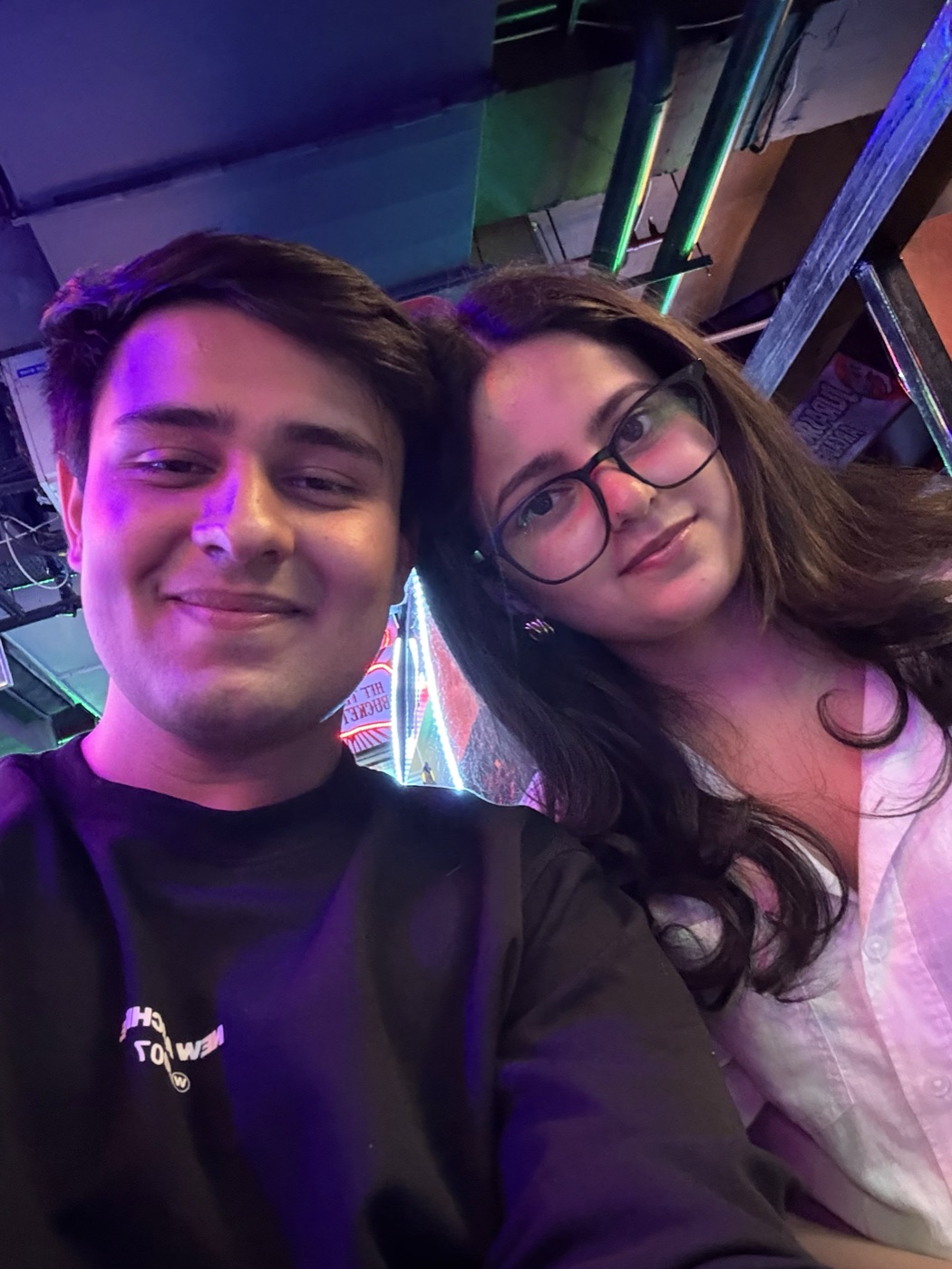 Arcade selfie